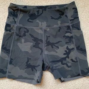 ZYIA Forest Camo Luxe Pocket Hustle Shorts